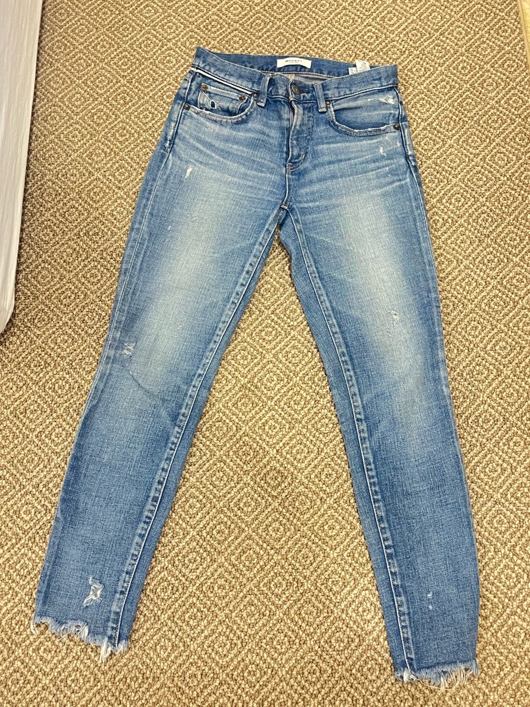 Moussy Vintage Warren Skinny Jean In Blue/ Size 25